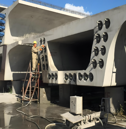 元宝山压浆料施工流程及注意事项